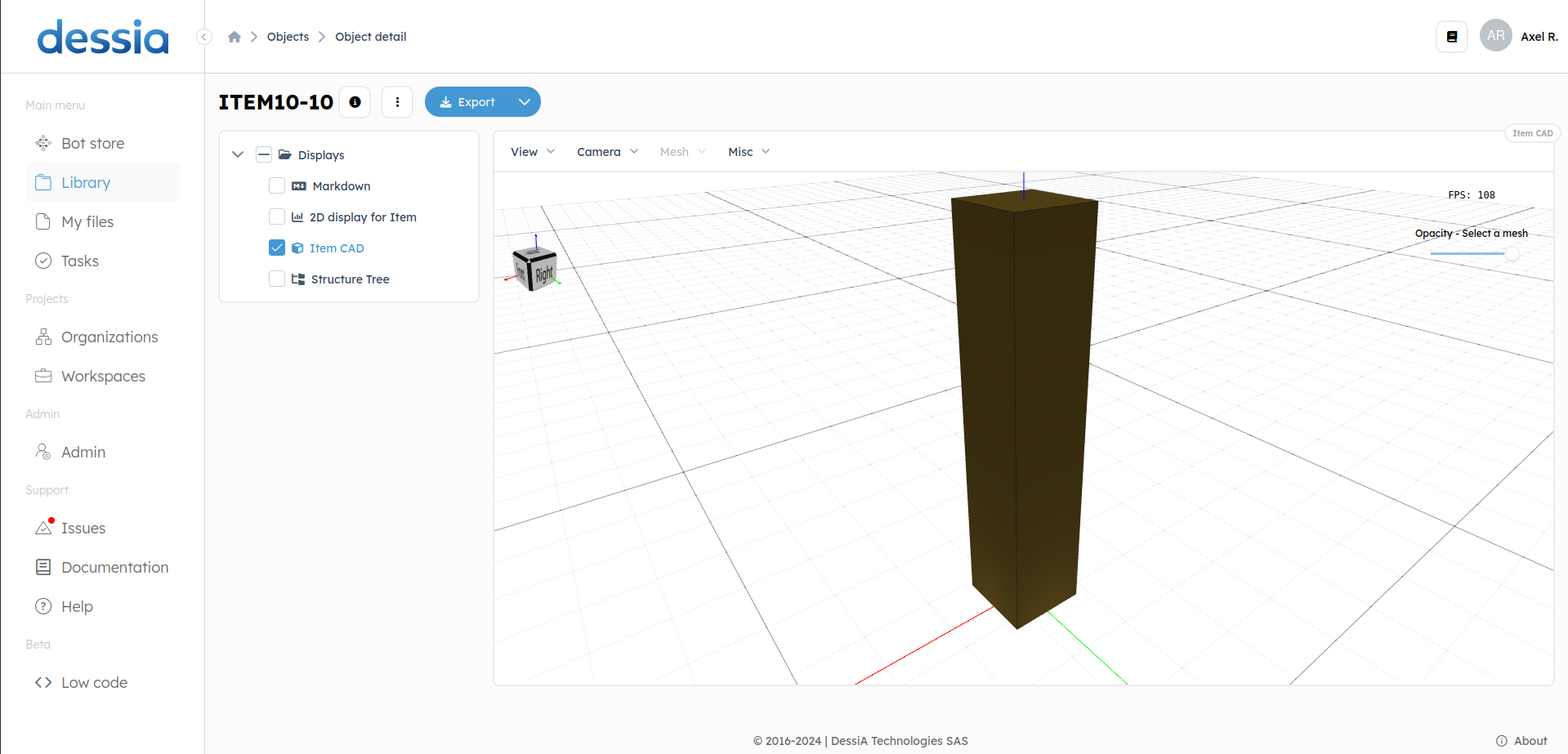 3D Item