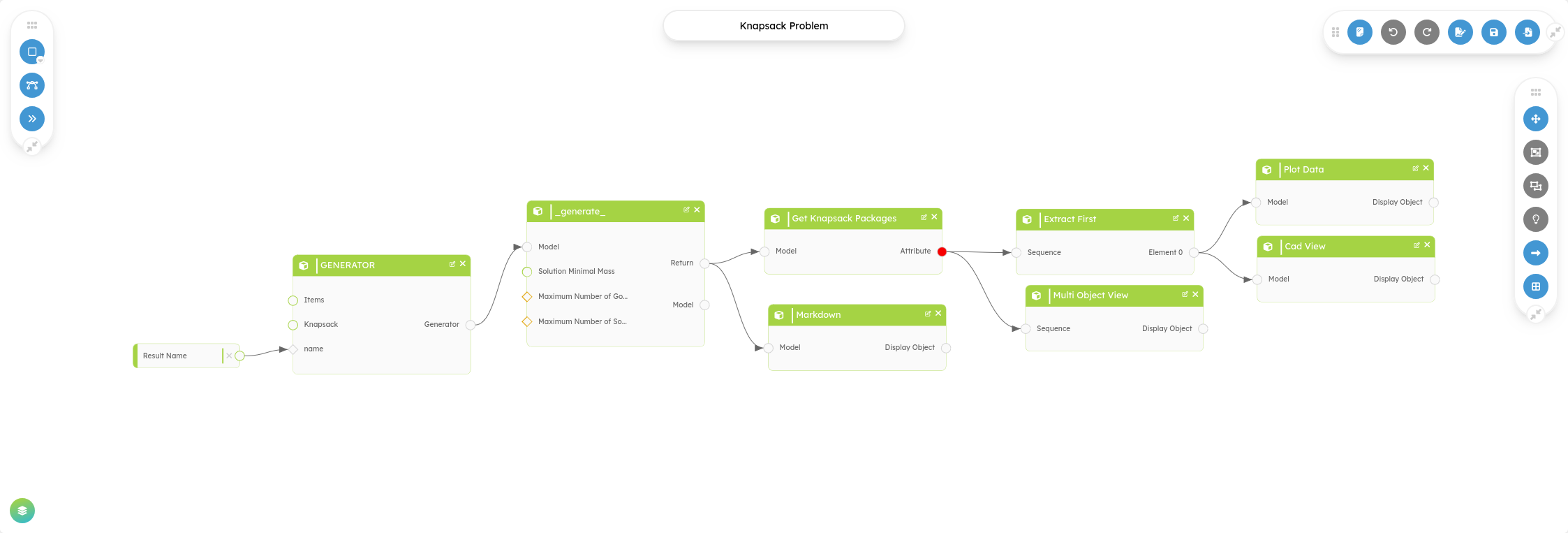 Knapsack Workflow