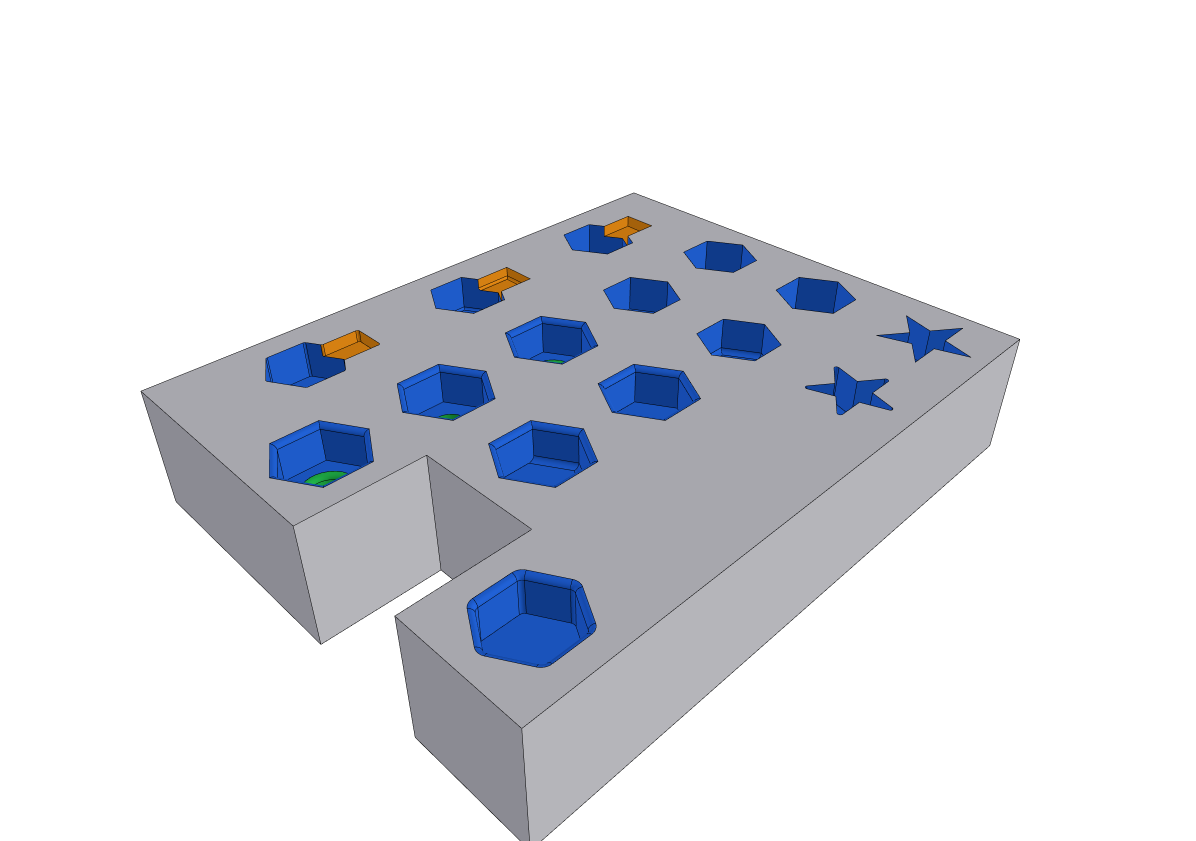 One part resolved into 26 typed feature definitions